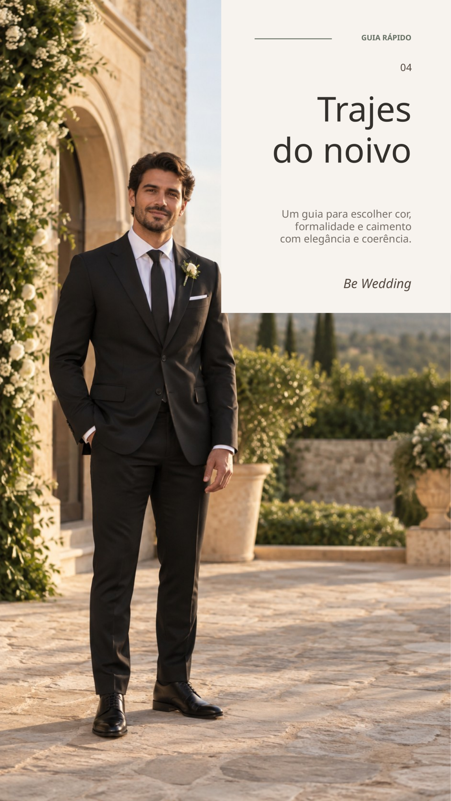 Guia Rápido – Trajes do Noivo